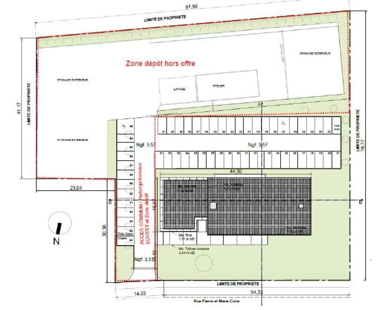 Bureau Bruges 1267m² Vente bureau Bruges Gironde OVBUR2425990 0